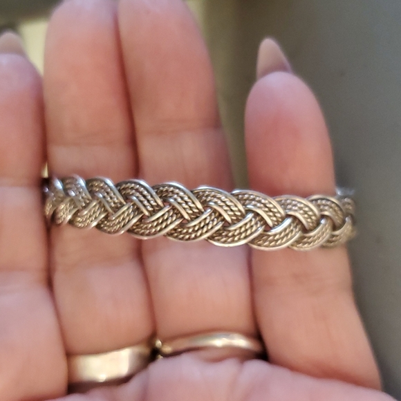Vintage Braided Cuff Bracelet - Picture 2 of 4